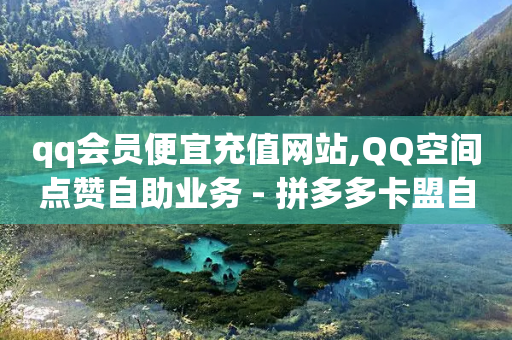 qq会员便宜充值网站,QQ空间点赞自助业务 - 拼多多卡盟自助下单服务 - 拼多多好友免费助力