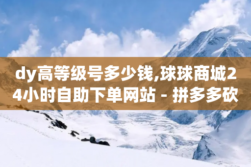 dy高等级号多少钱,球球商城24小时自助下单网站 - 拼多多砍刀软件代砍平台 - 快手助力网站