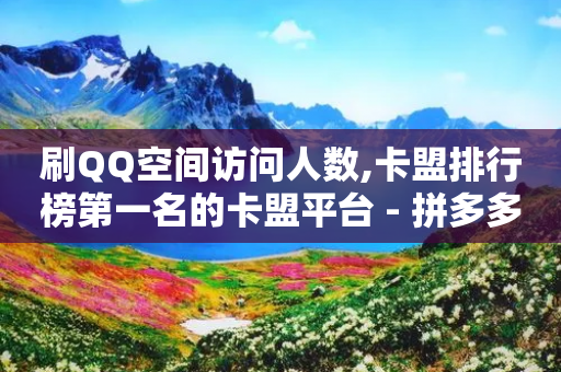 刷QQ空间访问人数,卡盟排行榜第一名的卡盟平台 - 拼多多怎么刷助力 - vx号购买网-第1张图片-靖非智能科技传媒