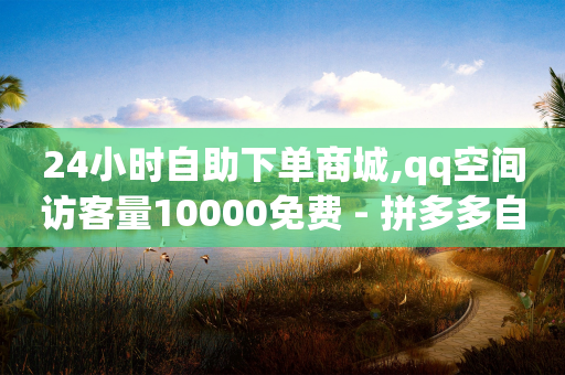 24小时自助下单商城,qq空间访客量10000免费 - 拼多多自助砍价网站 - qq卡盟网站-第1张图片-靖非智能科技传媒