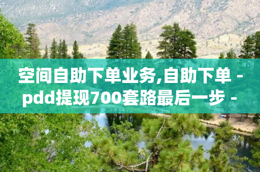 空间自助下单业务,自助下单 - pdd提现700套路最后一步 - 拼多多现金大转盘600能中吗