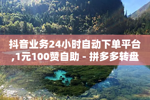 抖音业务24小时自动下单平台,1元100赞自助 - 拼多多转盘最后0.01解决办法 - 拼多多抅买助力