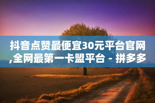 抖音点赞最便宜30元平台官网,全网最第一卡盟平台 - 拼多多砍价有几个阶段 - 拼多多助力被欠一万怎么办-第1张图片-靖非智能科技传媒