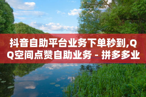 抖音自助平台业务下单秒到,QQ空间点赞自助业务 - 拼多多业务网24小时自助下单 - 拼多多助力提现现金最后一步-第1张图片-靖非智能科技传媒