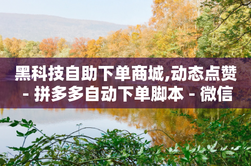 黑科技自助下单商城,动态点赞 - 拼多多自动下单脚本 - 微信拼多多群助力群贴吧-第1张图片-靖非智能科技传媒