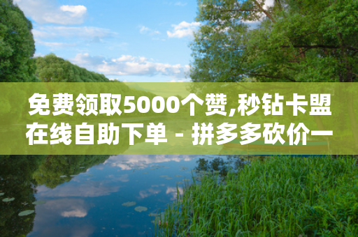 免费领取5000个赞,秒钻卡盟在线自助下单 - 拼多多砍价一元10刀 - 拼多多助力帮砍价网站