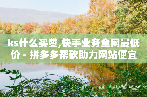 ks什么买赞,快手业务全网最低价 - 拼多多帮砍助力网站便宜的原因分析与反馈建议 - 大齐刀网怎么样-第1张图片-靖非智能科技传媒