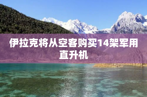 伊拉克将从空客购买14架军用直升机-第1张图片-靖非智能科技传媒