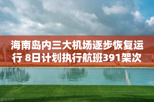 海南岛内三大机场逐步恢复运行 8日计划执行航班391架次-第1张图片-靖非智能科技传媒