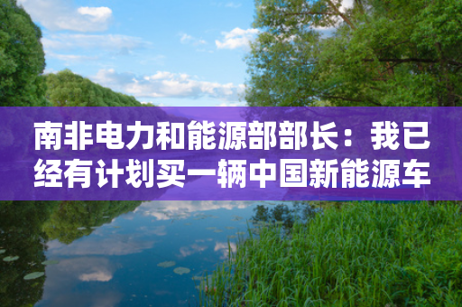 南非电力和能源部部长：我已经有计划买一辆中国新能源车