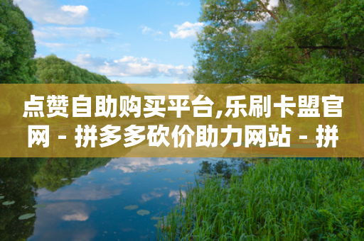 点赞自助购买平台,乐刷卡盟官网 - 拼多多砍价助力网站 - 拼多多人机助力-第1张图片-靖非智能科技传媒