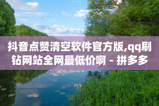 抖音点赞清空软件官方版,qq刷钻网站全网最低价啊 - 拼多多砍价群免费进 - 拼多多店铺怎么刷10万销量-第1张图片-靖非智能科技传媒