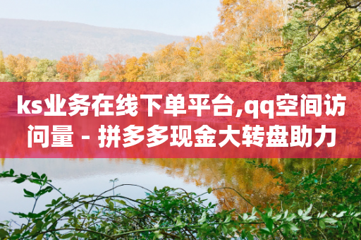 ks业务在线下单平台,qq空间访问量 - 拼多多现金大转盘助力50元 - 如何在拼多多上开无货源网店