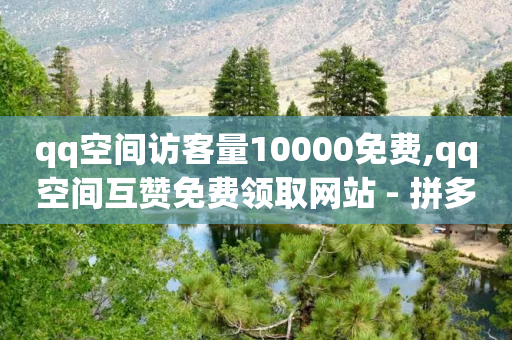 qq空间访客量10000免费,qq空间互赞免费领取网站 - 拼多多0.01积分后面是什么 - 拼多多助力花钱买人网站-第1张图片-靖非智能科技传媒