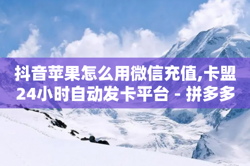 抖音苹果怎么用微信充值,卡盟24小时自动发卡平台 - 拼多多新用户助力网站免费 - 拼多多脚本是什么意思