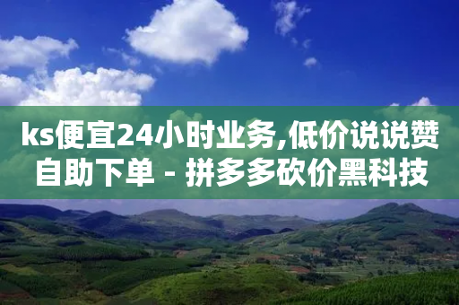 ks便宜24小时业务,低价说说赞自助下单 - 拼多多砍价黑科技软件 - 拼多多转盘50元元宝-第1张图片-靖非智能科技传媒