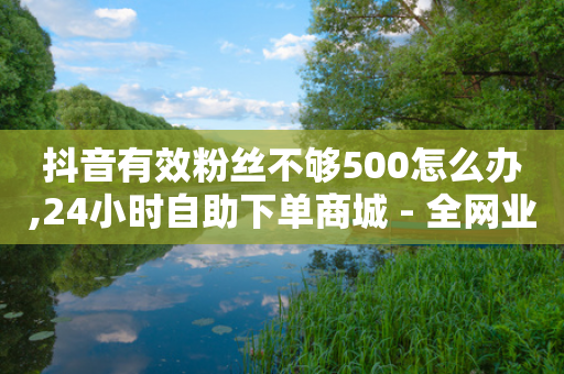 抖音有效粉丝不够500怎么办,24小时自助下单商城 - 全网业务自助下单商城 - 拼多多幸福卡能助力成功吗-第1张图片-靖非智能科技传媒