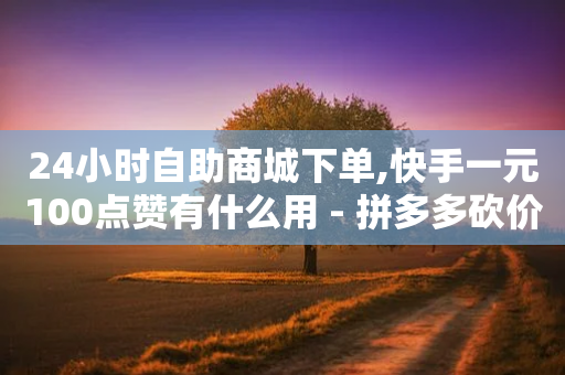 24小时自助商城下单,快手一元100点赞有什么用 - 拼多多砍价助力助手 - 口袋拼多多