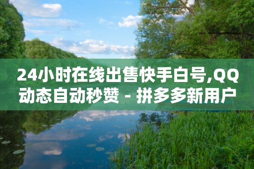 24小时在线出售快手白号,QQ动态自动秒赞 - 拼多多新用户助力神器 - 拼多多钻石0.01之后还有吗-第1张图片-靖非智能科技传媒