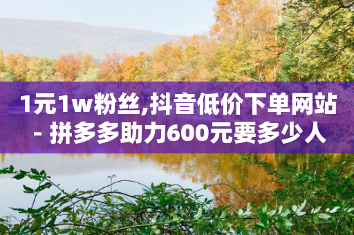 1元1w粉丝,抖音低价下单网站 - 拼多多助力600元要多少人 - 拼多多转盘助力50-第1张图片-靖非智能科技传媒