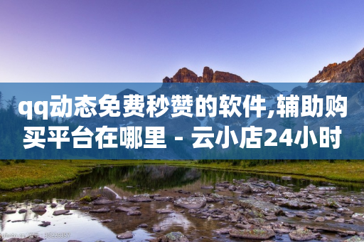 qq动态免费秒赞的软件,辅助购买平台在哪里 - 云小店24小时自助下单 - 拼多多无限刀神器