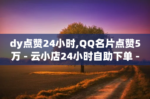 dy点赞24小时,QQ名片点赞5万 - 云小店24小时自助下单 - 拼多多十八子作刀是真的吗-第1张图片-靖非智能科技传媒