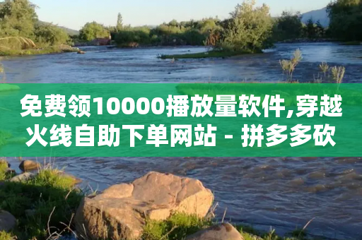 免费领10000播放量软件,穿越火线自助下单网站 - 拼多多砍价助力网站 - 拼多多70元有成功的吗