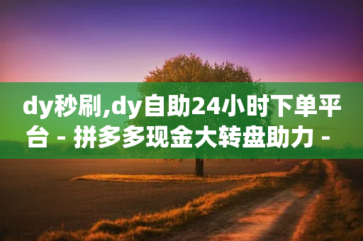 dy秒刷,dy自助24小时下单平台 - 拼多多现金大转盘助力 - 拼多多700红包游戏顺序