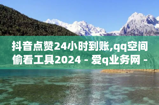 抖音点赞24小时到账,qq空间偷看工具2024 - 爱q业务网 - qq8位数自助下单商城