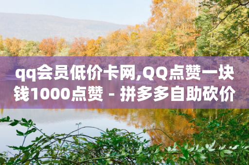 qq会员低价卡网,QQ点赞一块钱1000点赞 - 拼多多自助砍价网站 - 拼多多的群聊助力