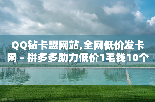 QQ钻卡盟网站,全网低价发卡网 - 拼多多助力低价1毛钱10个 - 拼多多砍一刀微信群-第1张图片-靖非智能科技传媒