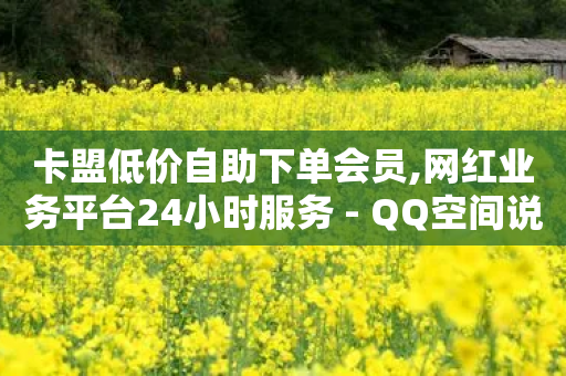 卡盟低价自助下单会员,网红业务平台24小时服务 - QQ空间说说访客 - QQ名片刷软件应用