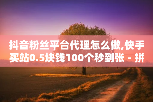 抖音粉丝平台代理怎么做,快手买站0.5块钱100个秒到张 - 拼多多现金大转盘咋才能成功 - 拼多多怎么买到助力