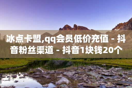 冰点卡盟,qq会员低价充值 - 抖音粉丝渠道 - 抖音1块钱20个赞