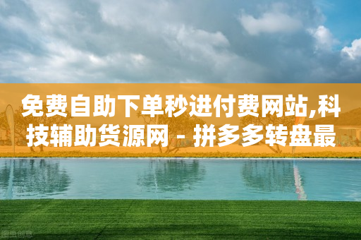 免费自助下单秒进付费网站,科技辅助货源网 - 拼多多转盘最后0.01解决办法 - 人们喜欢做选择题