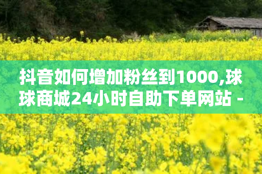 抖音如何增加粉丝到1000,球球商城24小时自助下单网站 - 拼多多助力平台入口 - 拼多多买50个手机可以助力吗-第1张图片-靖非智能科技传媒