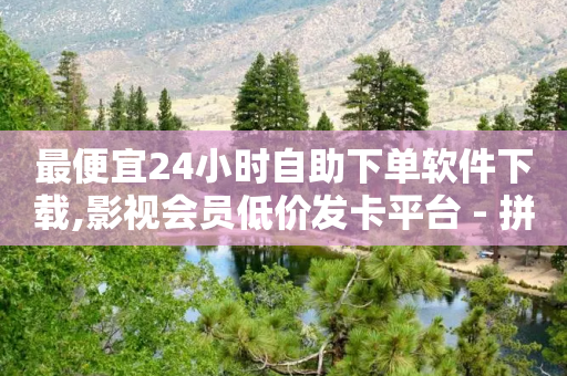 最便宜24小时自助下单软件下载,影视会员低价发卡平台 - 拼多多最后0.01助力不了 - 拼多多吞刀率