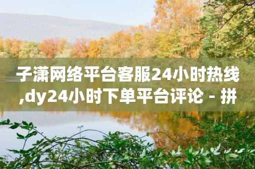 子潇网络平台客服24小时热线,dy24小时下单平台评论 - 拼多多刷刀软件 - 拼多多商家服务平台退店-第1张图片-靖非智能科技传媒