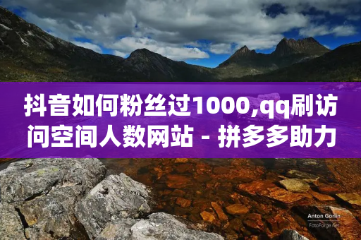 抖音如何粉丝过1000,qq刷访问空间人数网站 - 拼多多助力平台入口 - 拍单脚本运费险跑路-第1张图片-靖非智能科技传媒