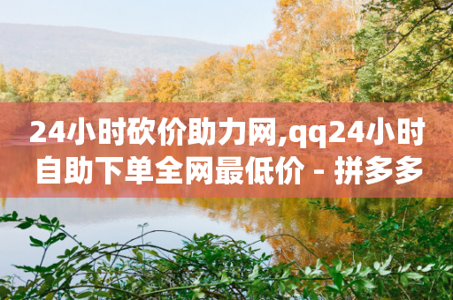 24小时砍价助力网,qq24小时自助下单全网最低价 - 拼多多助力新用户网站 - 拼多多软件下单是什么