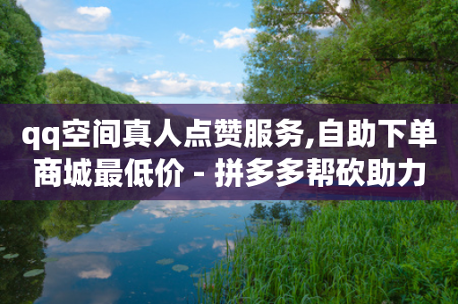 qq空间真人点赞服务,自助下单商城最低价 - 拼多多帮砍助力网站 - 拼多多元宝后面又是什么