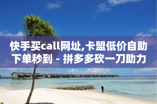 快手买call网址,卡盟低价自助下单秒到 - 拼多多砍一刀助力平台 - 吾爱助力网官网-第1张图片-靖非智能科技传媒