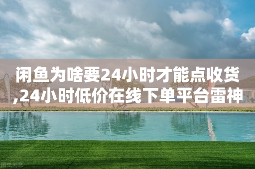 闲鱼为啥要24小时才能点收货,24小时低价在线下单平台雷神 - 拼多多砍价下单平台 - 拼多多助力有人容易有人难-第1张图片-靖非智能科技传媒