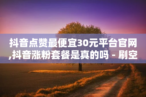 抖音点赞最便宜30元平台官网,抖音涨粉套餐是真的吗 - 刷空间访客量一元一万网站 - 一分钱100快手赞-第1张图片-靖非智能科技传媒