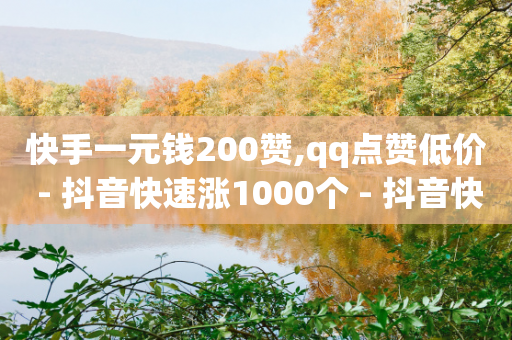 快手一元钱200赞,qq点赞低价 - 抖音快速涨1000个 - 抖音快手加热平台