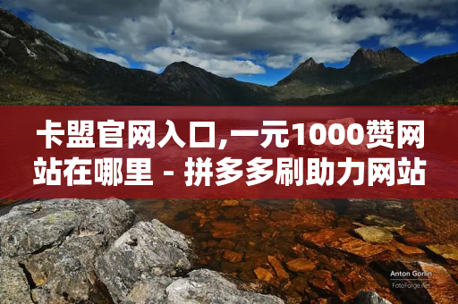 卡盟官网入口,一元1000赞网站在哪里 - 拼多多刷助力网站新用户真人 - 突然被中间商在拼多多代下单-第1张图片-靖非智能科技传媒