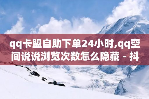 qq卡盟自助下单24小时,qq空间说说浏览次数怎么隐藏 - 抖音自动评论脚本app - qq自助平台全网最低