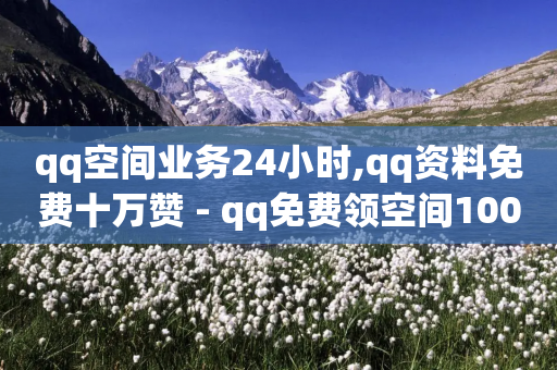 qq空间业务24小时,qq资料免费十万赞 - qq免费领空间100访客 - 快手播放量免费领5000