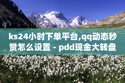 ks24小时下单平台,qq动态秒赞怎么设置 - pdd现金大转盘助力网站 - 开心岛自助下单官网