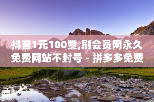 抖音1元100赞,刷会员网永久免费网站不封号 - 拼多多免费一键助力神器 - 拼多多商家app官方正版下载